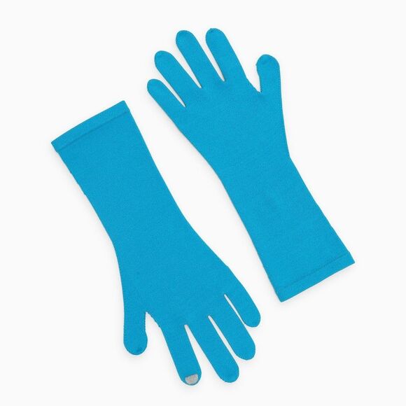 Ph5 Maffei Blue Knitted Gloves Women - Picture 3 of 4